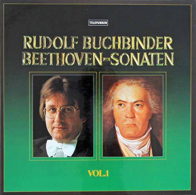 ブッフビンダーのベートーヴェン/ピアノ・ソナタ集　独TELEFUNKEN　3622　LP レコード