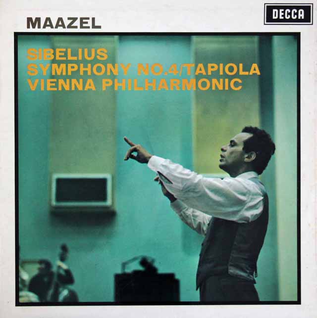 マゼールのシベリウス/交響曲第4番　英DECCA　3628　LP レコード