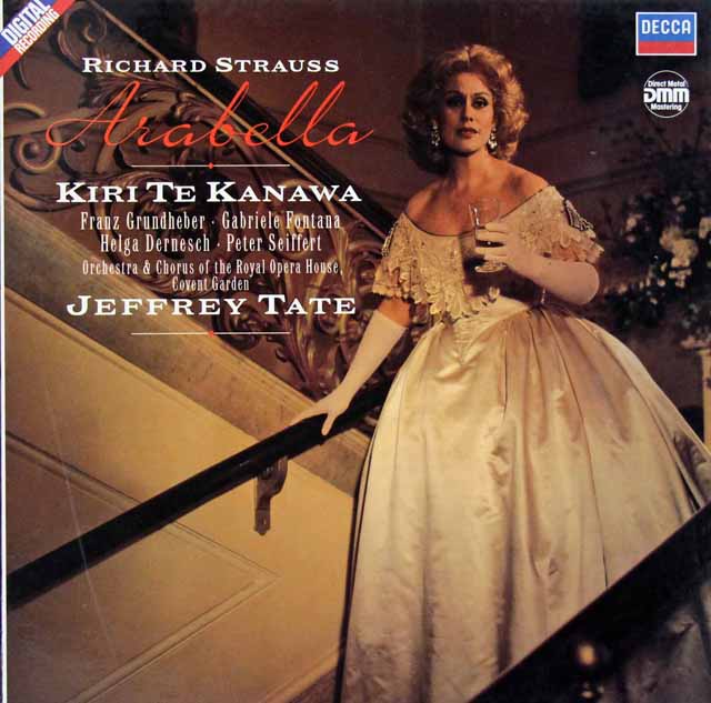 テ・カナワ、テイトのR.シュトラウス/「アラベラ」全曲　独DECCA　3628　LP レコード