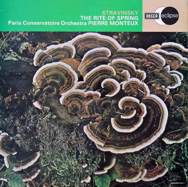 モントゥーのストラヴィンスキー/春の祭典　英DECCA　3282　LP レコード