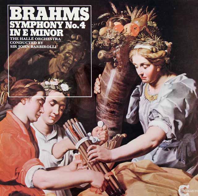バルビローリのブラームス/交響曲第4番　英PYE　3629　LP レコード