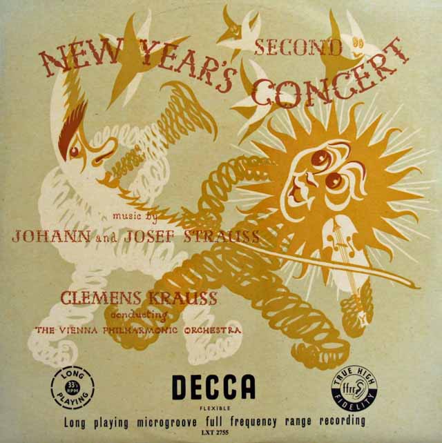 クラウスのニューイヤー・コンサート（2）　独DECCA　2925　LP レコード