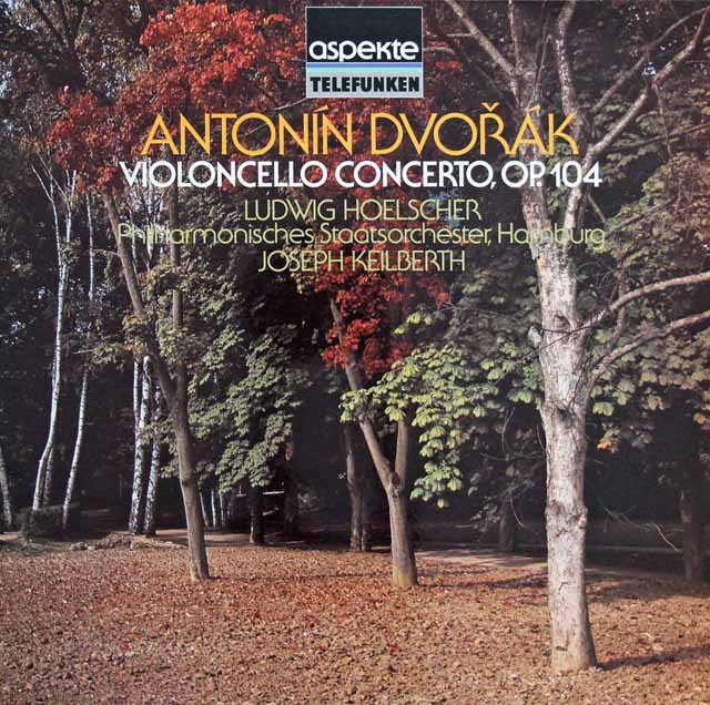 ヘルシャー、カイルベルトのドヴォルザーク/チェロ協奏曲　独TELEFUNKEN　3630　LP レコード