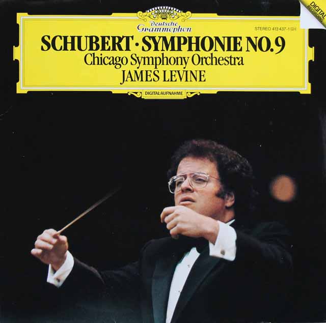 レヴァインのシューベルト/交響曲第9番「グレート」　独DGG　3630　LP レコード