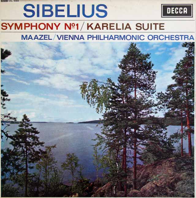 マゼールのシベリウス/交響曲第1番ほか　英DECCA　3631　LP レコード