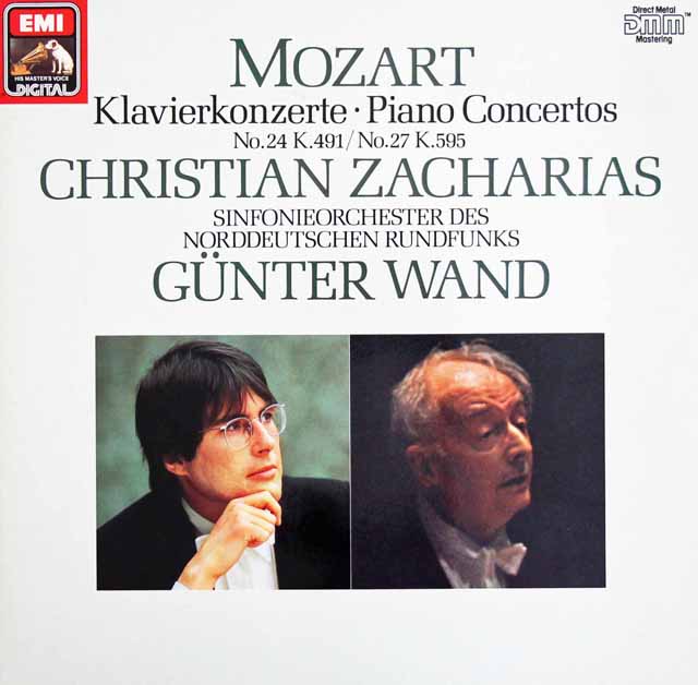 ツァハリアス、ヴァントのモーツァルト/ピアノ協奏曲第24、27番　独EMI　3631　LP レコード