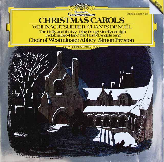 プレストンのクリスマス・キャロル集　独DGG　3631　LP レコード