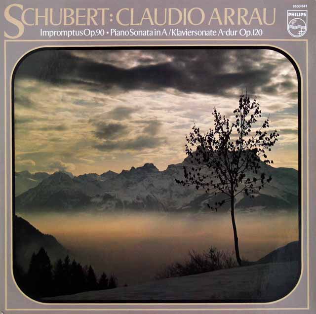 アラウのシューベルト/4つの即興曲ほか　蘭PHILIPS　2927　LP レコード