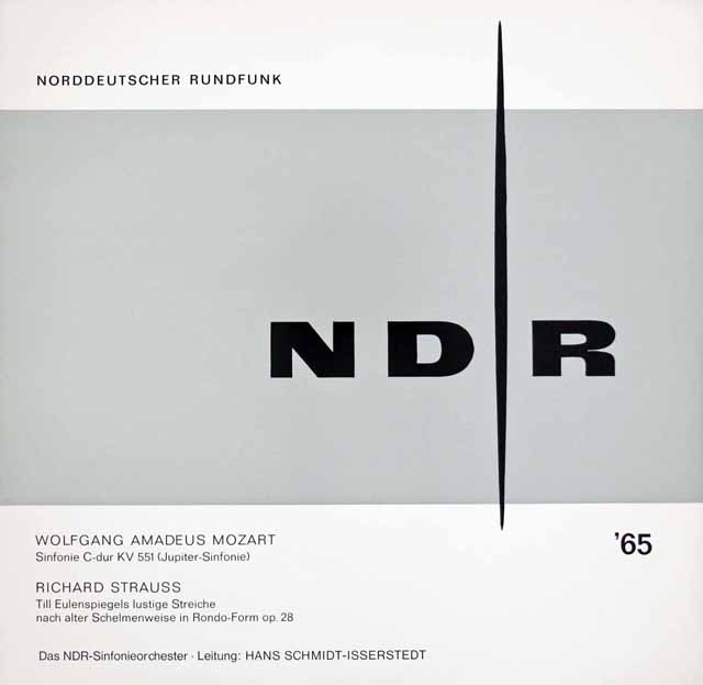 イッセルシュテットのモーツァルト/交響曲第41番「ジュピター」ほか　独NDR　3632　LP レコード