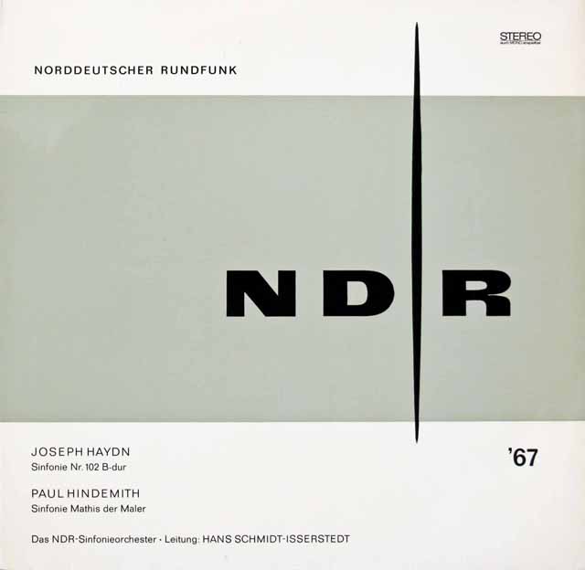 イッセルシュテットのハイドン/交響曲第102番ほか　独NDR　3632　LP レコード