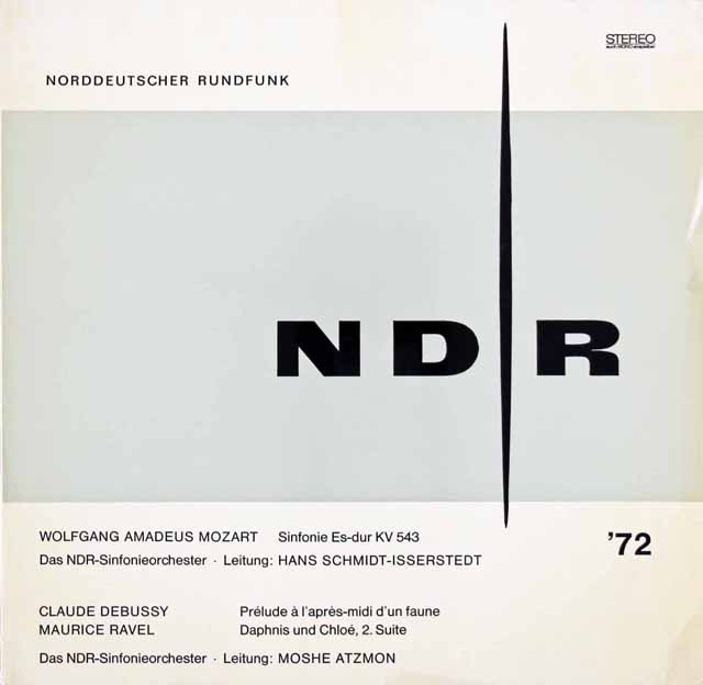 イッセルシュテットのモーツァルト/交響曲第39番ほか　独NDR　3399　LP レコード