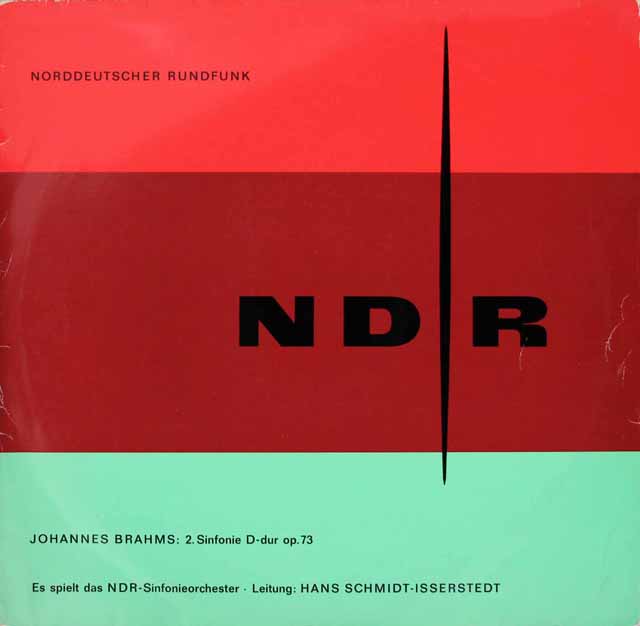 イッセルシュテットのブラームス/交響曲第2番　独NDR　3632　LP レコード