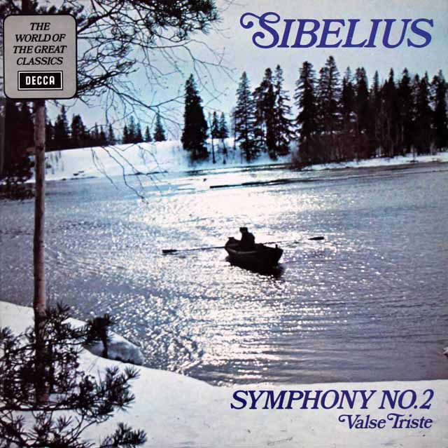 アンセルメのシベリウス/交響曲第2番ほか　英DECCA　2929　LP レコード
