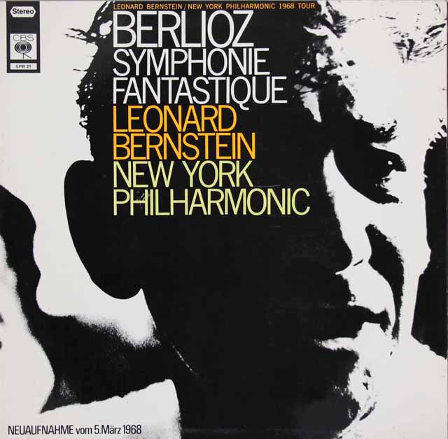 バーンスタインのベルリオーズ/幻想交響曲　独CBS　3399　LP レコード