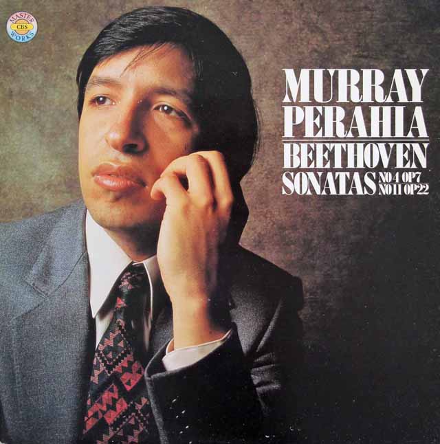 ペライアのベートーヴェン/ピアノソナタ第4、11番　独CBS　3632　LP レコード