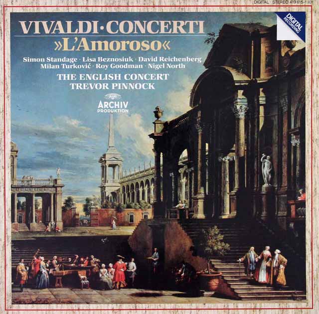 ピノックのヴィヴァルディ/ヴァイオリン協奏曲「恋人」ほか協奏曲集　独ARCHIV　3399　LP レコード