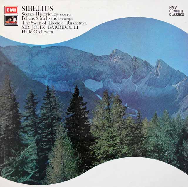 バルビローリのシベリウス/管弦楽曲集　英EMI　3633　LP レコード