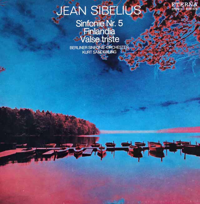 ザンデルリンクのシベリウス/交響曲第5番、「フィンランディア」ほか　独ETERNA　3634　LP レコード