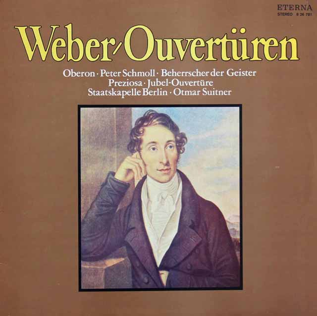 スウィトナーのウェーバー/序曲集　独ETERNA　3634　LP レコード