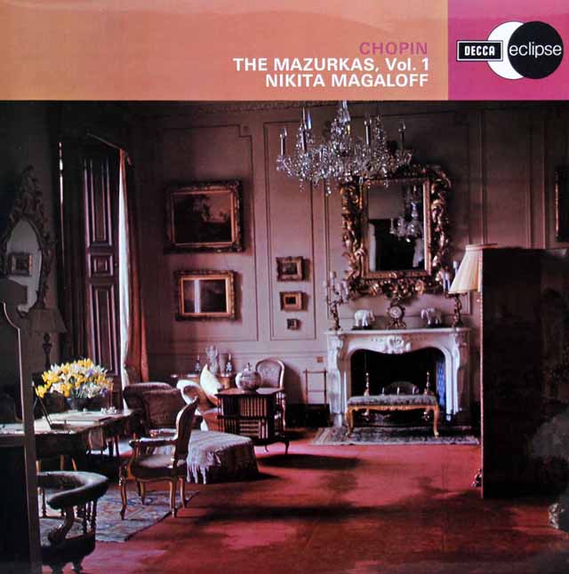 マガロフのショパン/マズルカ集 vol.1　英DECCA　3634　LP レコード