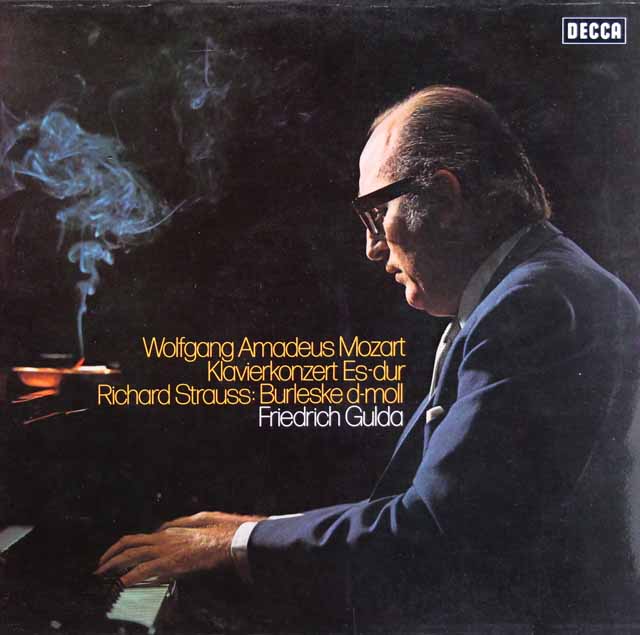 グルダのモーツァルト/ピアノ協奏曲第14番ほか　独DECCA　3634　LP レコード