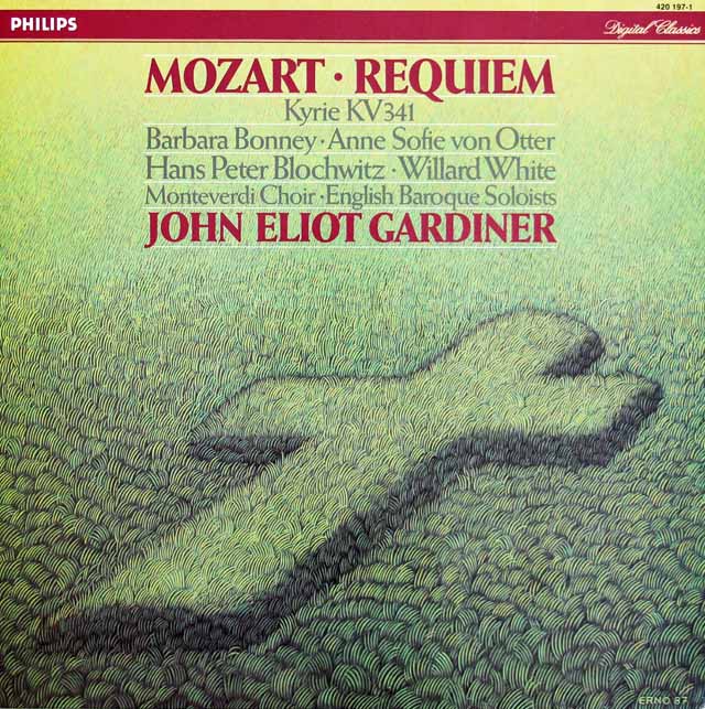 ガーディナーのモーツァルト/「レクイエム」　蘭PHILIPS　3634　LP レコード