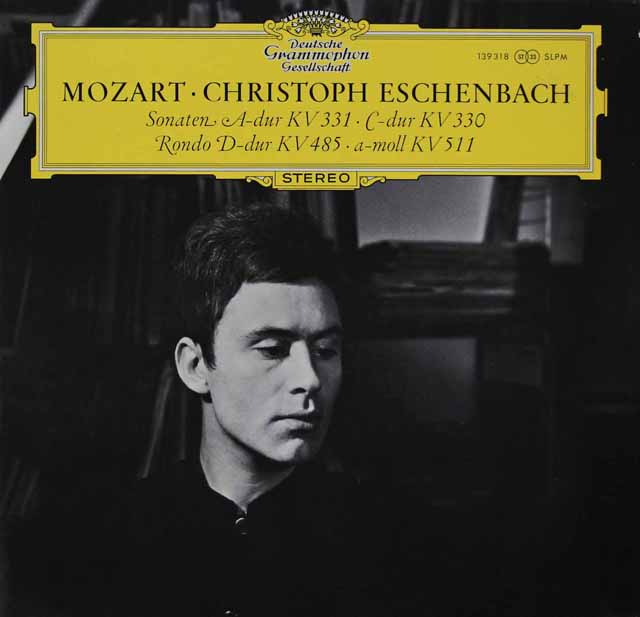 エッシェンバッハのモーツァルト/ピアノソナタ第10&11番ほか　オーストリアDGG　3397　LP レコード