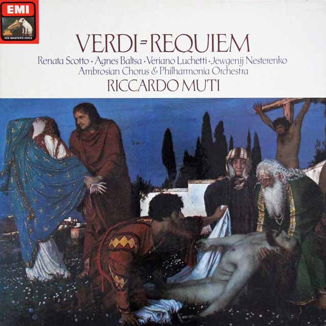 ムーティのヴェルディ/レクイエム　独EMI　3636　LP レコード