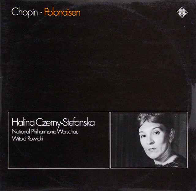 チェルニー=ステファンスカのショパン/ポロネーズ集　独TELEFUNKEN　3397　LP レコード