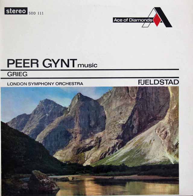 フィエルスタートのグリーグ/「ペール・ギュント」の音楽 　英DECCA　2938　LP レコード