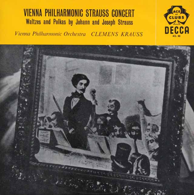クラウス&ウィーン・フィルのシュトラウス・コンサート 　英DECCA　2938　LP レコード
