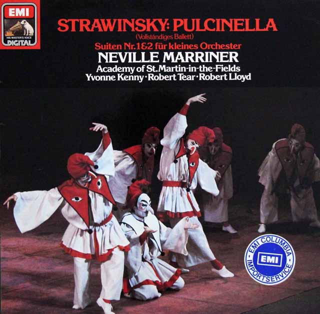 マリナーのストラヴィンスキー/プルチネルラ　独EMI　3636　LP レコード