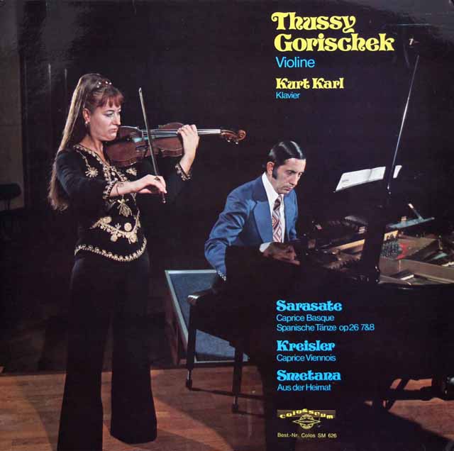 ゴリシェクのサラサーテ/バスク奇想曲ほか　独colosseum　3636　LP レコード