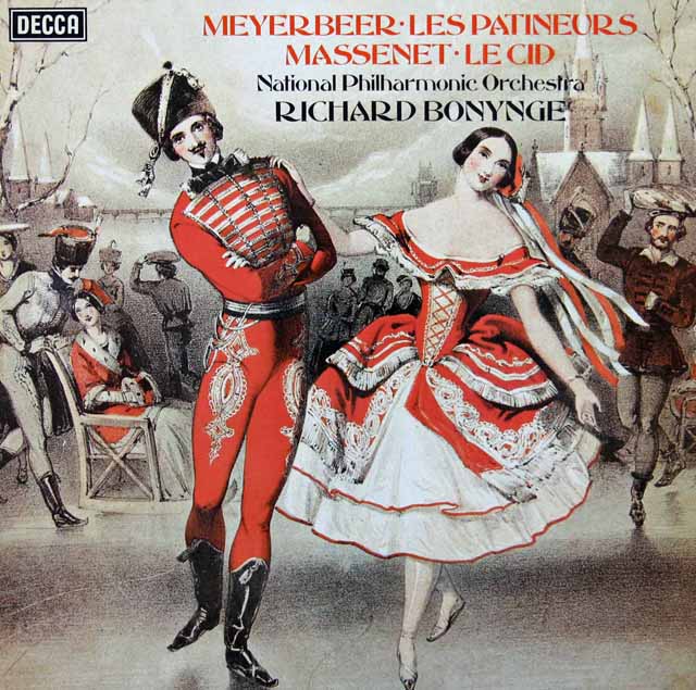 ボニングのマイアベーア&マスネ/バレエ音楽集　 独DECCA　2941　LP レコード