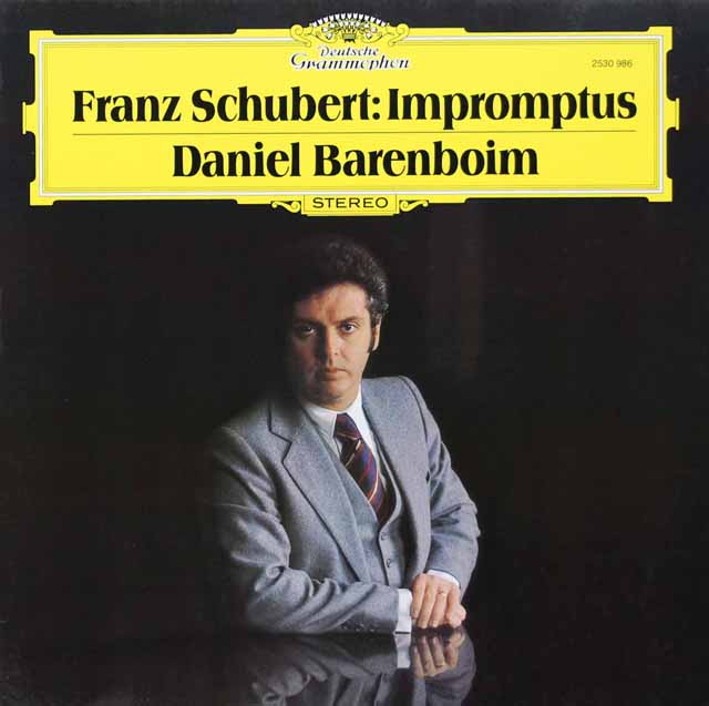 バレンボイムのシューベルト/即興曲集　 独DGG　2941　LP レコード