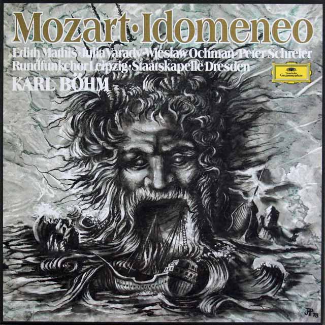 ベームのモーツァルト/「イドメネオ」全曲　独DGG　3396　LP レコード