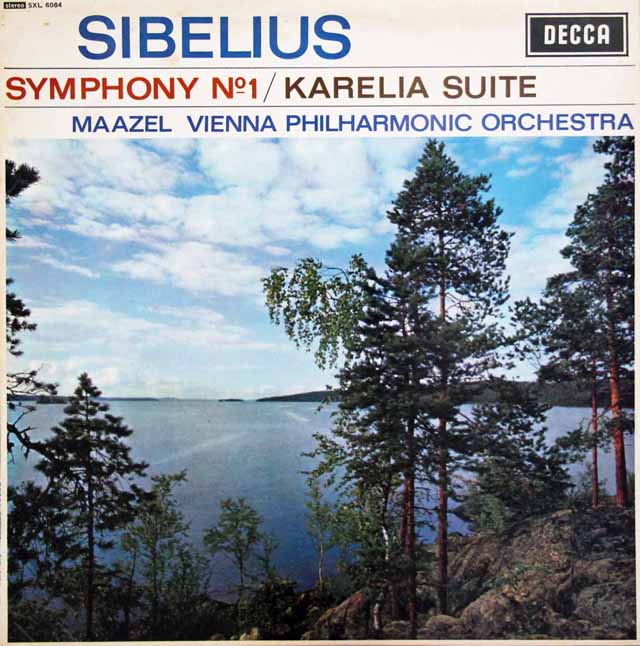 マゼールのシベリウス/交響曲第1番ほか　英DECCA　3396　LP レコード