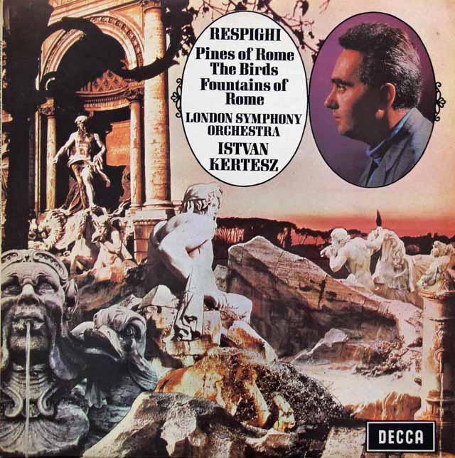 ケルテスのレスピーギ/「ローマの松」ほか 　英DECCA　2942　LP レコード