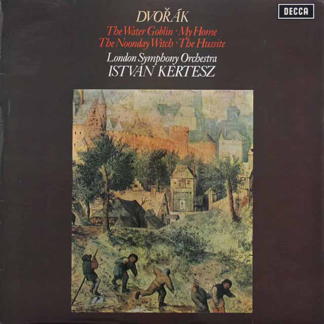 【オリジナル盤】ケルテスのドヴォルザーク/交響詩「水の精」ほか 　英DECCA　2942　LP レコード