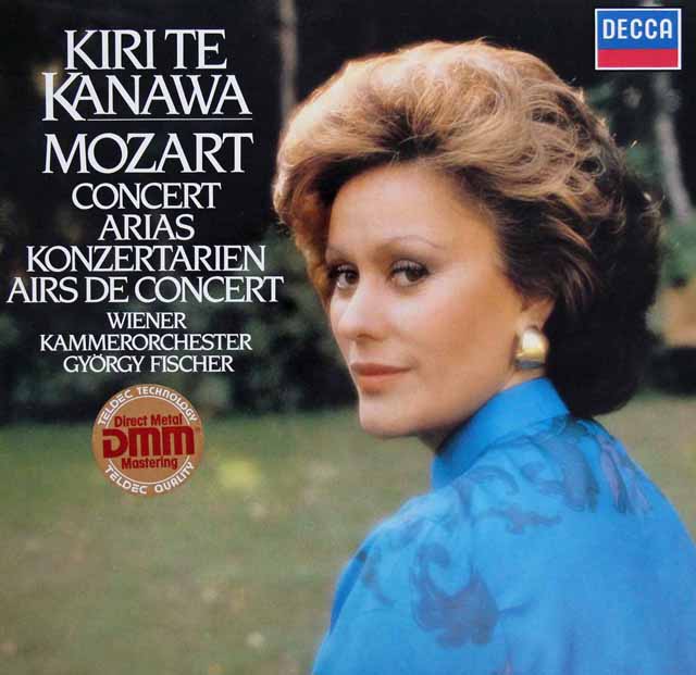 キリ・テ・カナワのモーツァルト/コンサート・アリア集 　独DECCA　2942　LP レコード