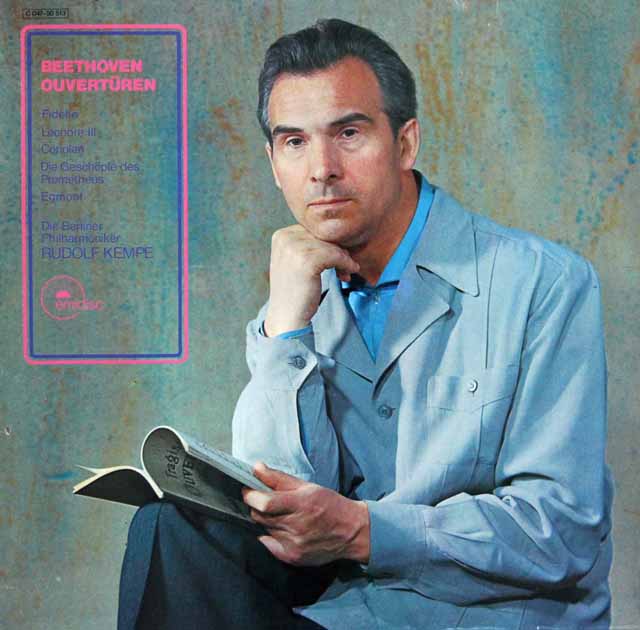 ケンペのベートーヴェン/序曲集 　独emidisc　2942　LP レコード