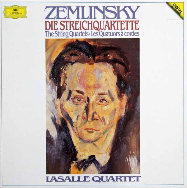 ラサール四重奏団のツェムリンスキー/弦楽四重奏曲全集　独DGG　3396　LP レコード