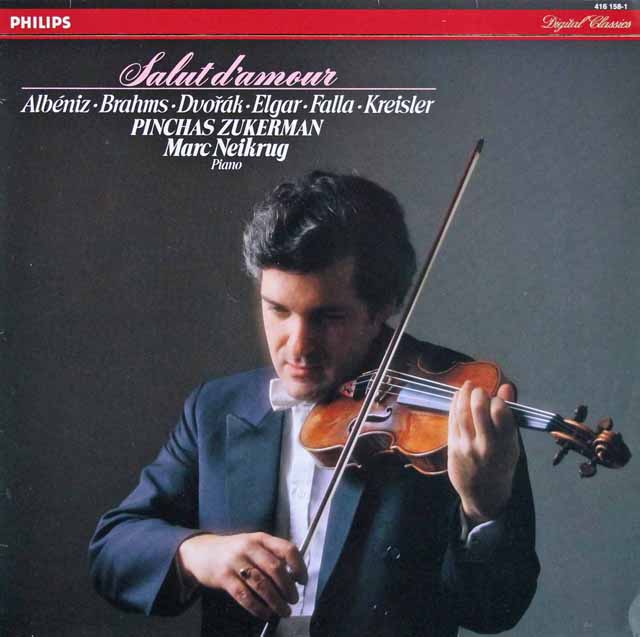 ズッカーマンのエルガー/「愛の挨拶」ほか　 蘭PHILIPS　3396　LP レコード