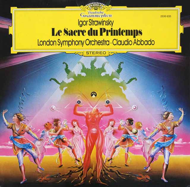 アバドのストラヴィンスキー/「春の祭典」　独DGG　3897　LP レコード