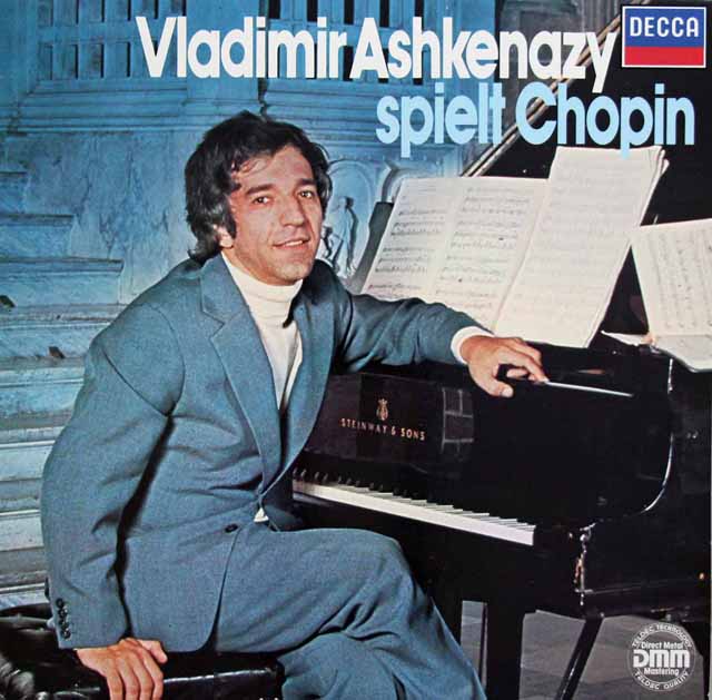 アシュケナージのショパン/ピアノ作品集　 独DECCA　2945　LP レコード