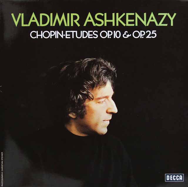 アシュケナージのショパン/練習曲集　 独DECCA　2945　LP レコード
