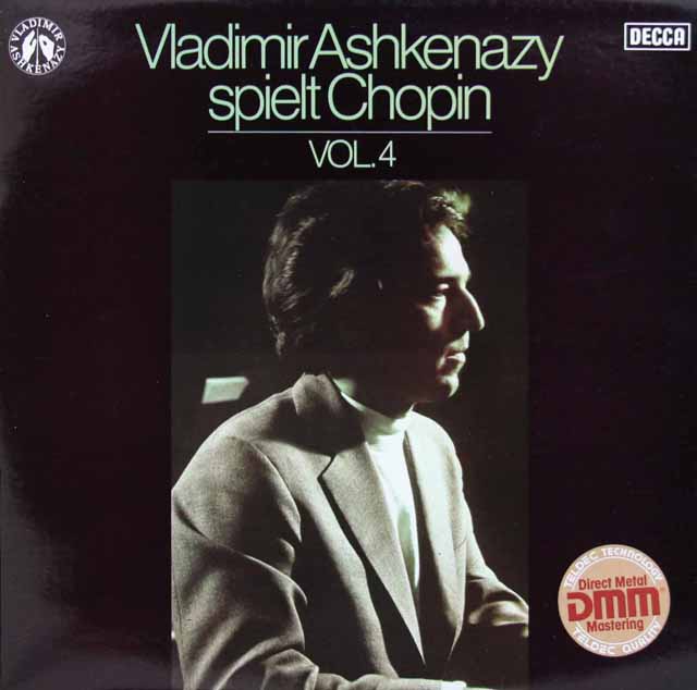 アシュケナージのショパン/ピアノ作品集 (4)　 独DECCA　2945　LP レコード