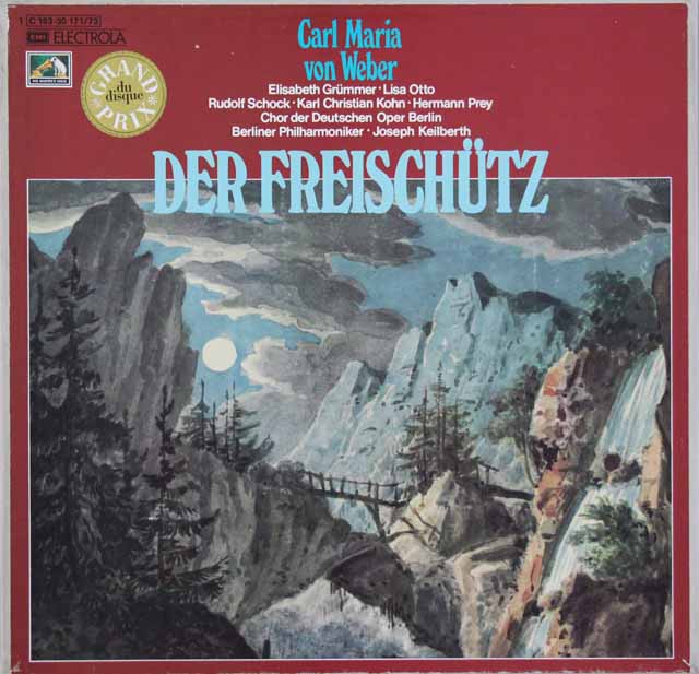 カイルベルトのウェーバー/「魔弾の射手」全曲　 独EMI　2945　LP レコード