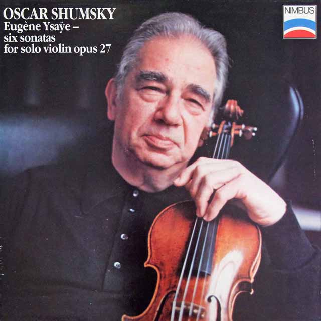 【サイン入り】シュムスキーのイザイ/無伴奏ヴァイオリンソナタ集  　 英NIMBUS　2947　LP レコード