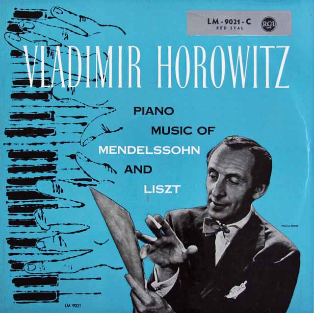 ホロヴィッツのメンデルスゾーン&リスト/ピアノ作品集  　 独RCA　2948　LP レコード